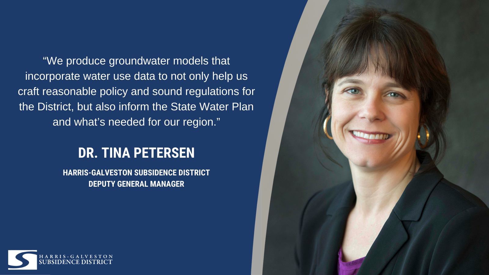 We produce groundwater models that incorporate water use data to not only help us craft reasonable policy and sound regulations for the District, but also inform the State Water Plan and regional water planning. Dr. Tina Petersen