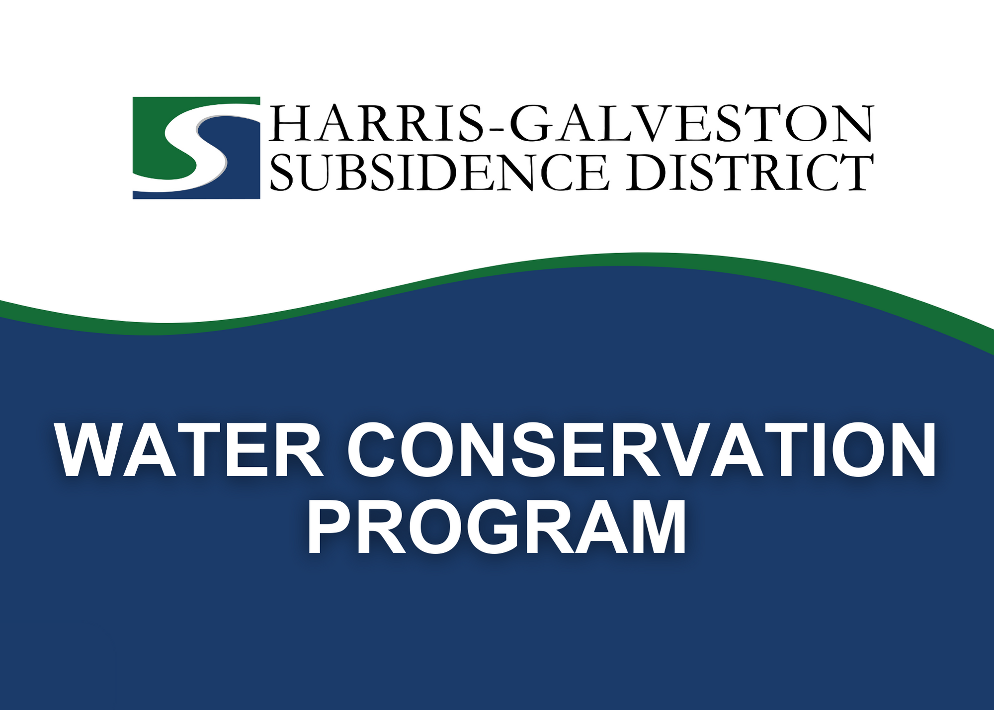 Water Conservation - Harris Galveston Subsidence District